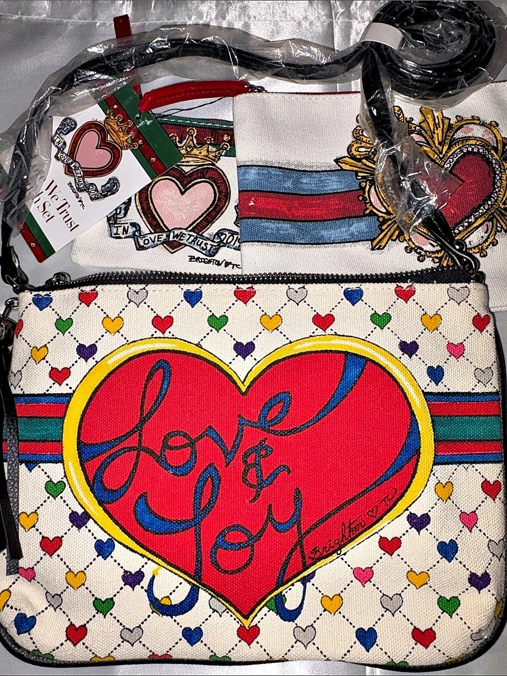 NEW WITH TAGS FULL INCLUSION, SET GET READY Brighton Love Thy Neighbor Heart Pri